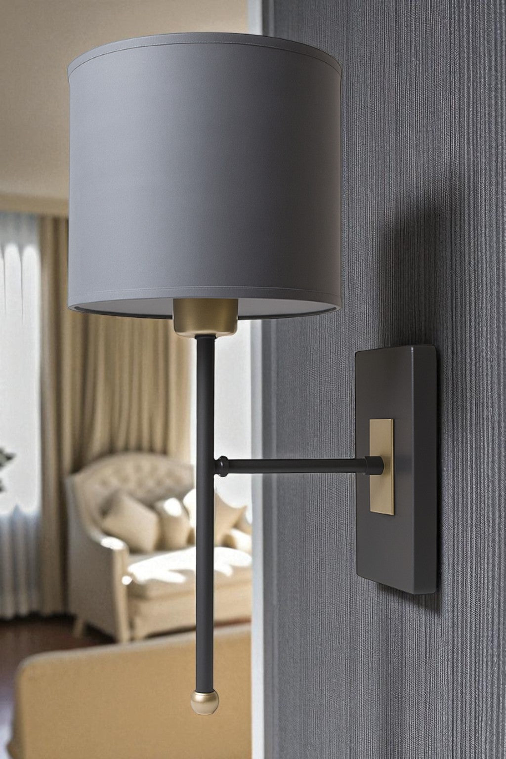 Jump Duvar Aplik Siyah  Gri Şapkalı