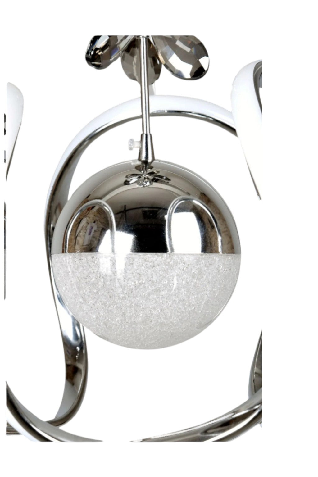 Krispi Led Avize Krom 3 Renk