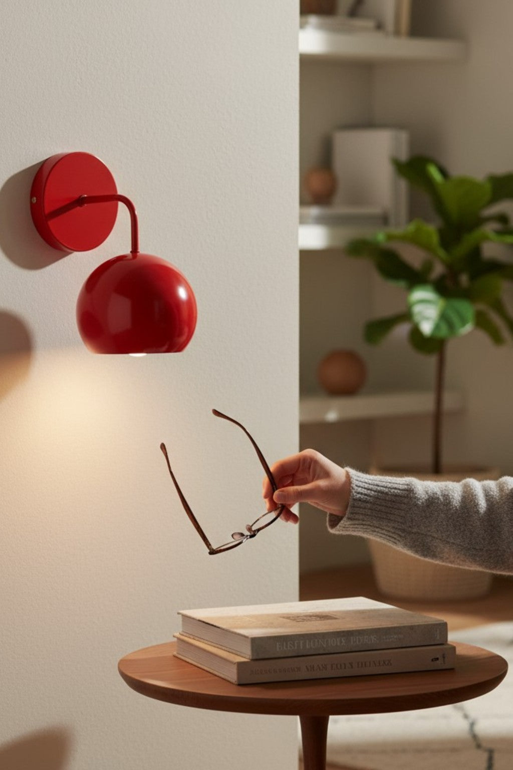 Bali Aplik Kırmızı Metal Başlık