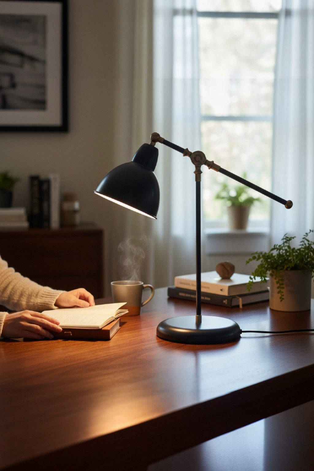 Kubera Masa Lambası Siyah