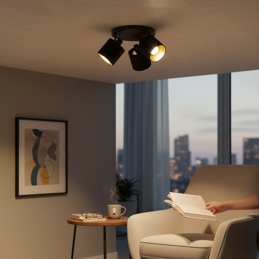 Cap Avize 3 lü Siyah Şapkalı