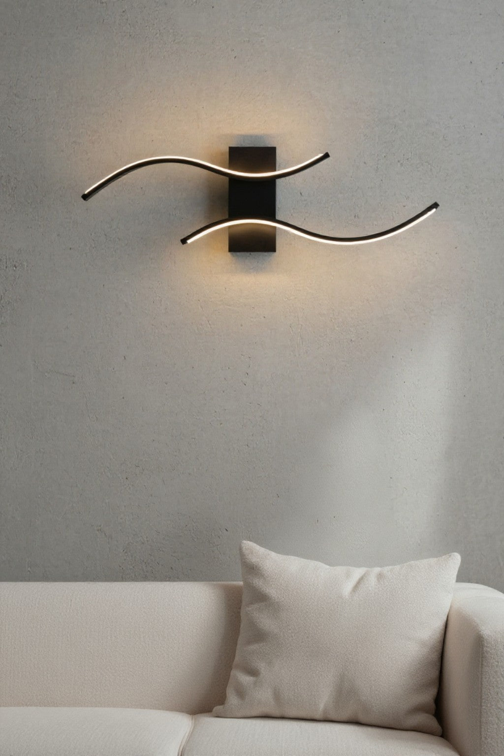 Slim Aplik Ledli Siyah 3 Renk