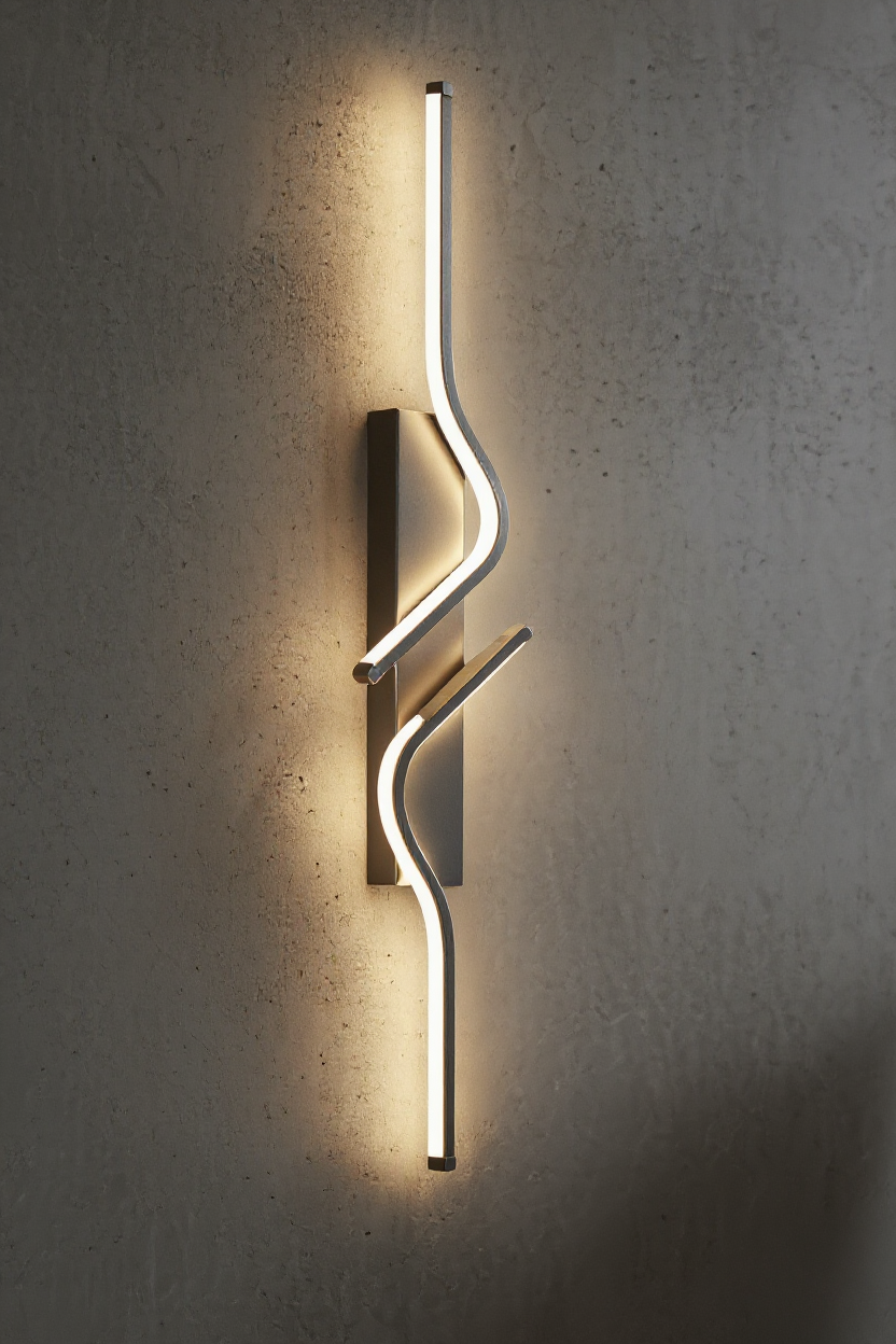 Luma Duvar Aplik Ledl Siyah  3 Renk Led