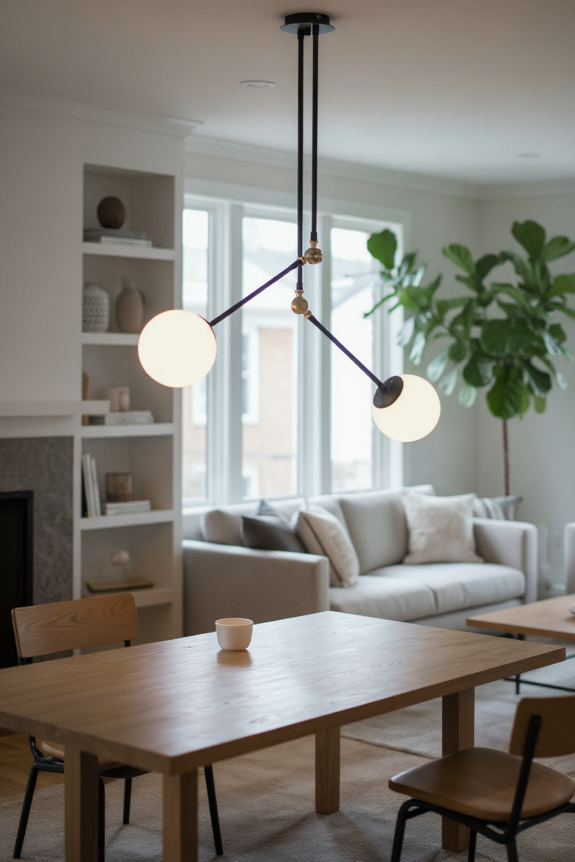 Zümra Sarkıt 2 li  Siyah Glop Camlı