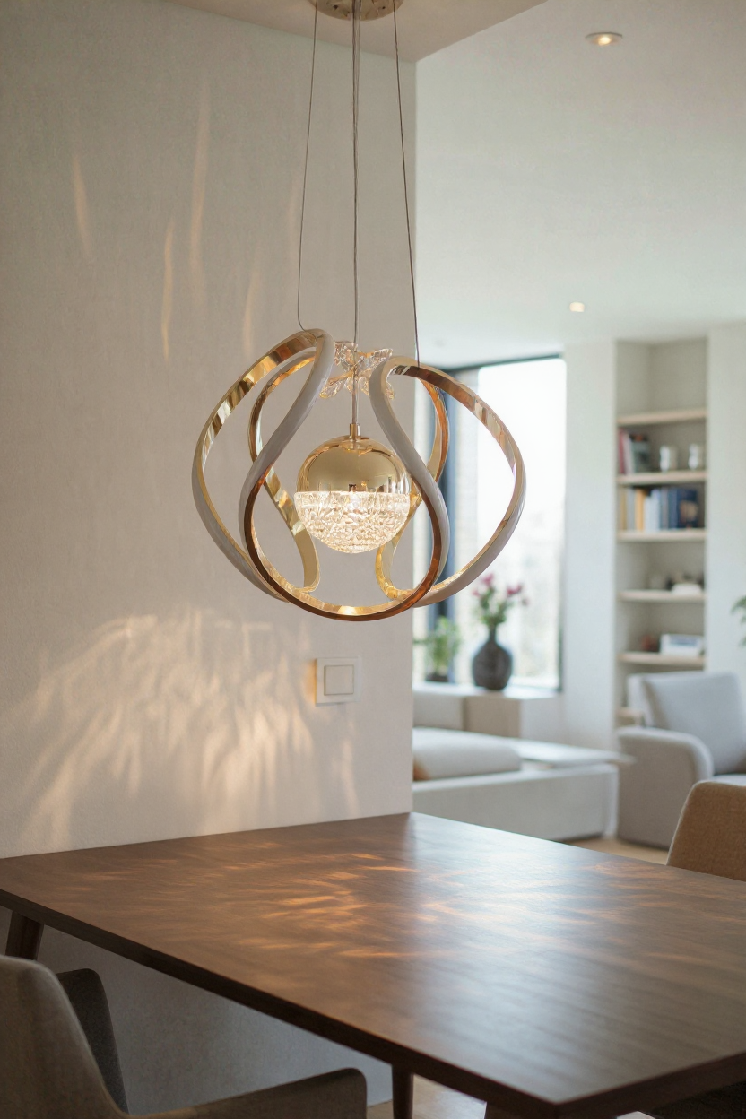 Krispi Ledli Avize Gold