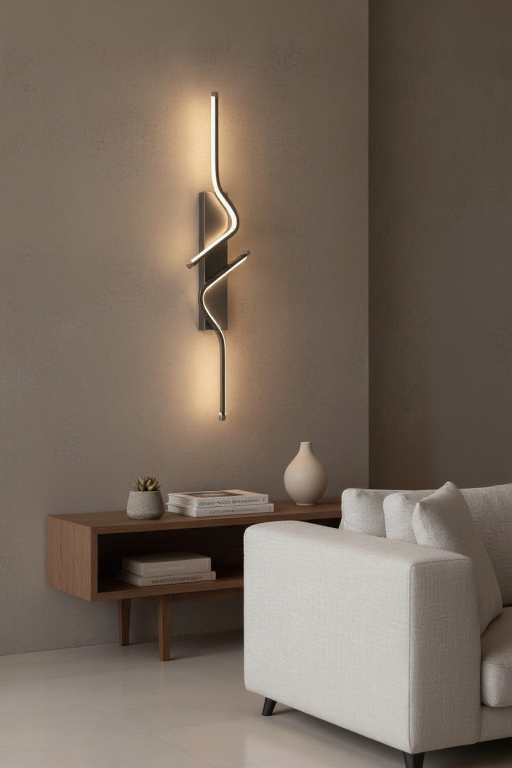 Luma Duvar Aplik Ledl Siyah  3 Renk Led